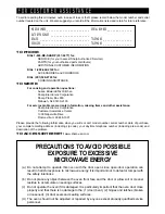 Предварительный просмотр 2 страницы Sharp R-420D Operation Manual