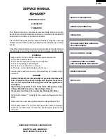 Preview for 5 page of Sharp R-420DK Service Manual