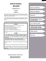 Preview for 5 page of Sharp R-420EK Service Manual