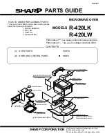 Preview for 35 page of Sharp R-420LK Service Manual