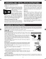 Preview for 5 page of Sharp R-426H Operation Manual