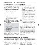 Preview for 7 page of Sharp R-426H Operation Manual