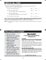 Preview for 21 page of Sharp R-426H Operation Manual