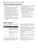 Preview for 8 page of Sharp R-428JKF Operation Manual