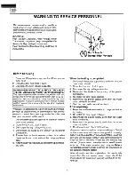 Preview for 4 page of Sharp R-430BD Service Manual