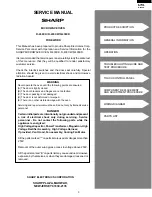 Preview for 5 page of Sharp R-430CD Service Manual