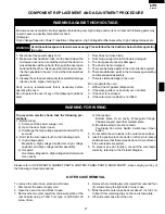 Preview for 29 page of Sharp R-430CD Service Manual