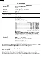 Preview for 6 page of Sharp R-430CS Service Manual