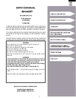 Preview for 5 page of Sharp R-430DK Service Manual