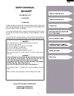 Preview for 5 page of Sharp R-430EK Service Manual