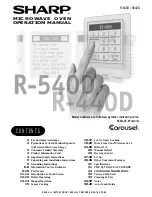 Sharp R-440 Operation Manual preview