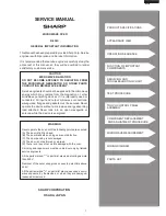 Preview for 3 page of Sharp R-450C Service Manual