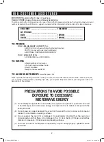 Preview for 2 page of Sharp R-459Y Operation Manual