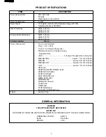 Preview for 4 page of Sharp R-490C Supplemental Service Manual