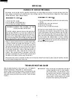 Preview for 8 page of Sharp R-4A68 Service Manual