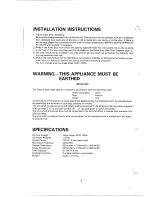 Preview for 2 page of Sharp R-4E11 Operation Manual