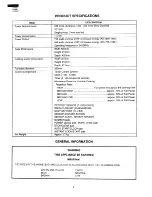 Preview for 4 page of Sharp R-4H55 Service Manual