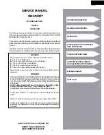 Preview for 5 page of Sharp R-4S1FH Service Manual