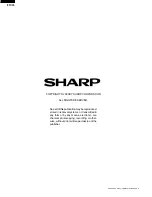 Preview for 40 page of Sharp R-501CK Service Manual