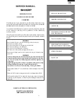 Preview for 5 page of Sharp R-508DK Service Manual