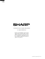 Preview for 40 page of Sharp R-508DK Service Manual