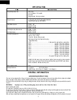 Предварительный просмотр 6 страницы Sharp R-508FS Supplemental Service Manual