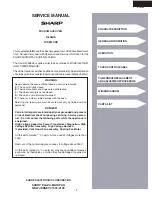 Preview for 5 page of Sharp R-508HS Service Manual