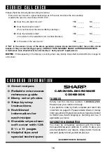 Preview for 21 page of Sharp R-520JK Operation Manual