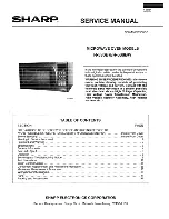 Preview for 1 page of Sharp R-530BK Service Manual