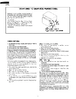 Preview for 4 page of Sharp R-530BK Service Manual