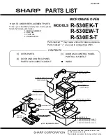 Preview for 37 page of Sharp R-530EK-T Service Manual