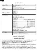 Preview for 6 page of Sharp R-540DK Service Manual