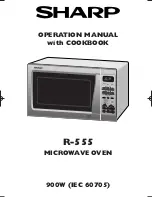 Preview for 1 page of Sharp R-555 Operation Manual With Cookbook