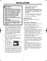 Preview for 6 page of Sharp R-555 Operation Manual With Cookbook