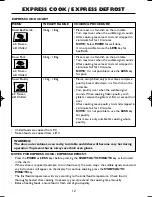 Preview for 14 page of Sharp R-555 Operation Manual With Cookbook