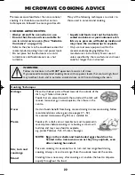 Preview for 24 page of Sharp R-555 Operation Manual With Cookbook