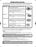 Preview for 28 page of Sharp R-555 Operation Manual With Cookbook