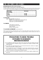 Preview for 2 page of Sharp R-559Y Operation Manual