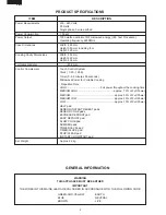 Preview for 4 page of Sharp R-580D Service Manual