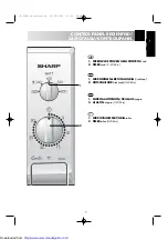 Preview for 7 page of Sharp R-605N Operation Manual With Cookbook