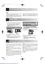 Preview for 10 page of Sharp R-605N Operation Manual With Cookbook