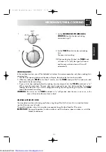 Preview for 11 page of Sharp R-605N Operation Manual With Cookbook