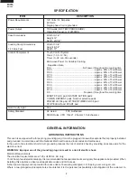 Preview for 6 page of Sharp R-610DK Service Manual