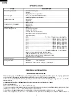 Preview for 6 page of Sharp R-610DKA Service Manual