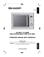 Sharp R-61FBST Operation Manual With Cookbook preview