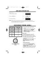 Preview for 10 page of Sharp R-61FBSTM Operation Manual With Cookbook