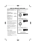 Preview for 12 page of Sharp R-61FBSTM Operation Manual With Cookbook