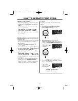 Preview for 13 page of Sharp R-61FBSTM Operation Manual With Cookbook