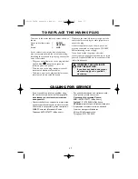 Preview for 29 page of Sharp R-61FBSTM Operation Manual With Cookbook