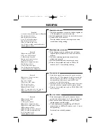 Preview for 42 page of Sharp R-61FBSTM Operation Manual With Cookbook